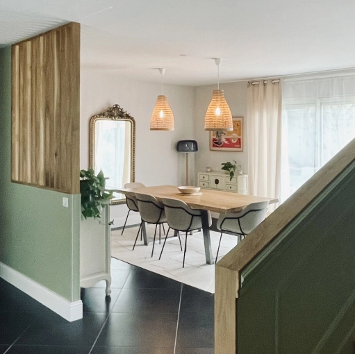 Scandinavian, Feng Shui, Dining room