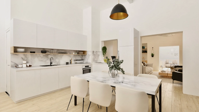 Minimalist, Contemporary, Kitchen, Chic, Plan, Renovation