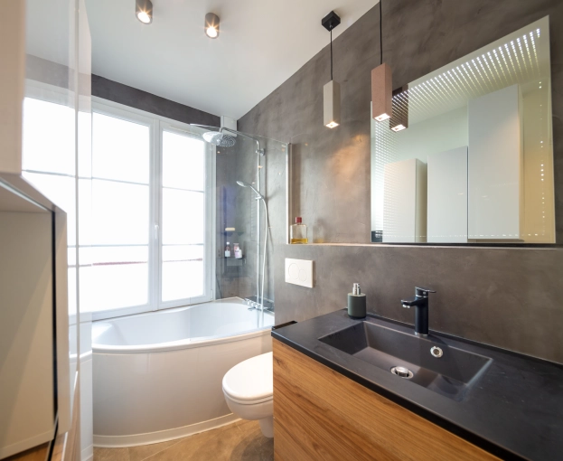 Contemporary, Bathroom, Full Project