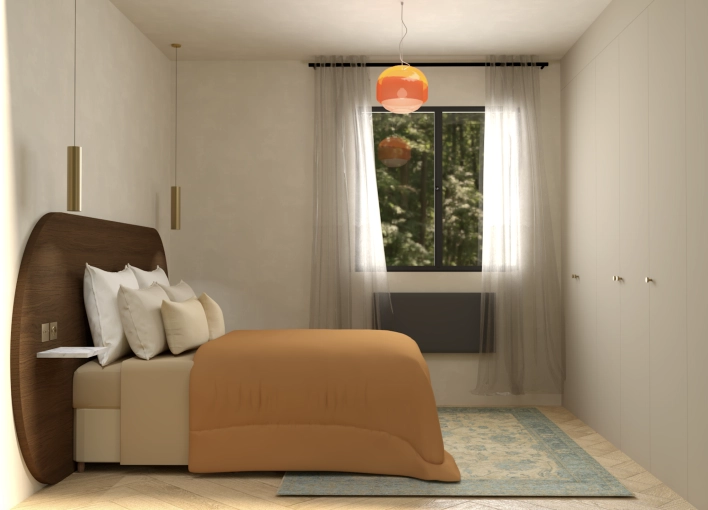 Scandinavian, Room, Chic, Wabi-sabi, 3D ambiance