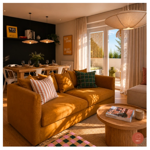 Living room, 3D ambiance