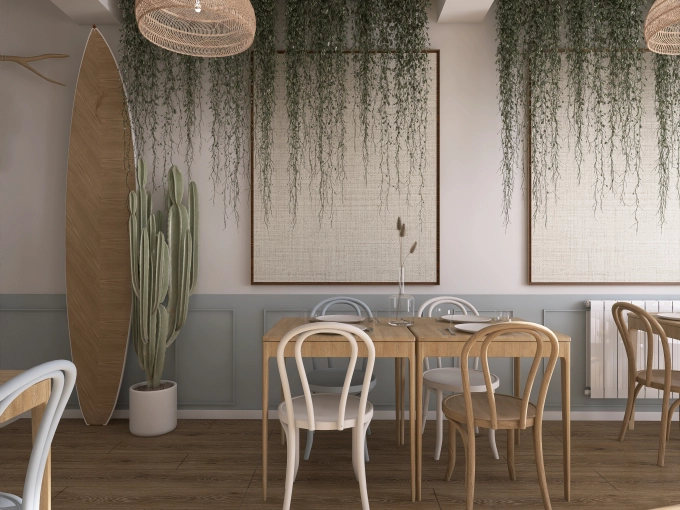 Restaurant, 3D ambiance