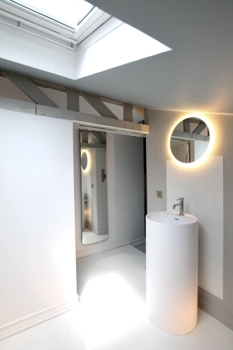 Minimalist, Bathroom, Wabi-sabi, Full Project, Renovation