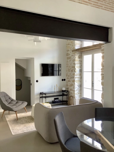 Rustic, Contemporary, Chic, Living room, Full Project, Coach shopping, Renovation