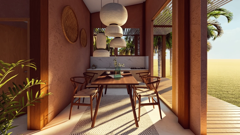 Home, Minimalist, Japanese, Nature, Wabi-sabi, 3D ambiance