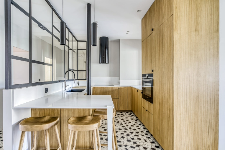 Contemporary, Kitchen, Chic, Consultation Visit, Full Project, Remote Coaching, Plan, Renovation