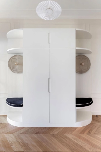 Contemporary, Chic, Dressing, Creation of exclusive furniture, 3D ambiance, Plan, Renovation