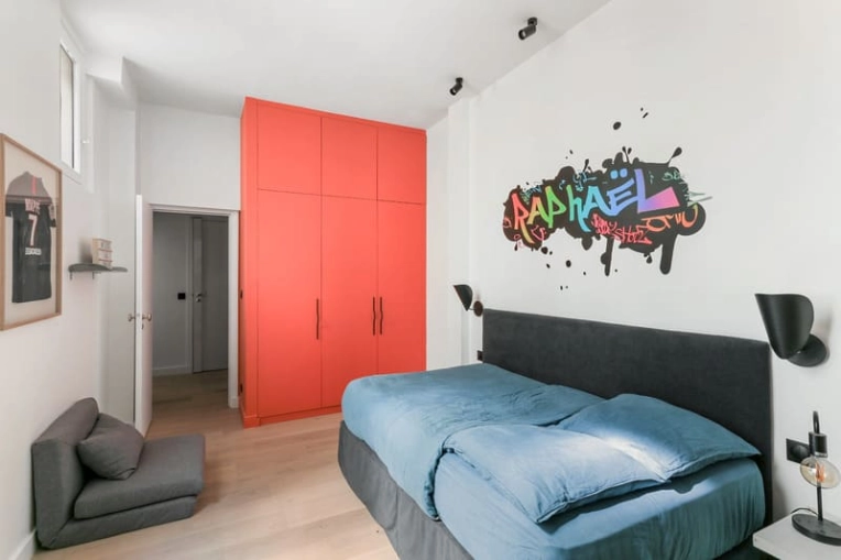 Contemporary, Room, Chic, Consultation Visit, Full Project, 3D ambiance, Plan, Renovation