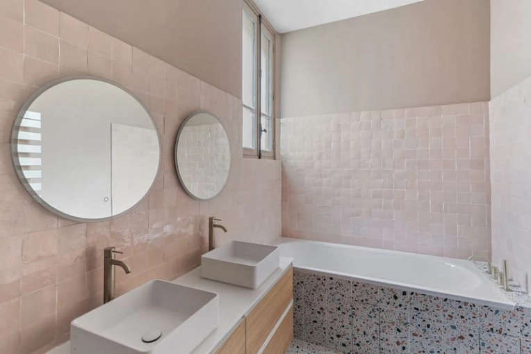 Contemporary, Bathroom, Chic, Consultation Visit, Full Project, 3D ambiance, Plan, Renovation