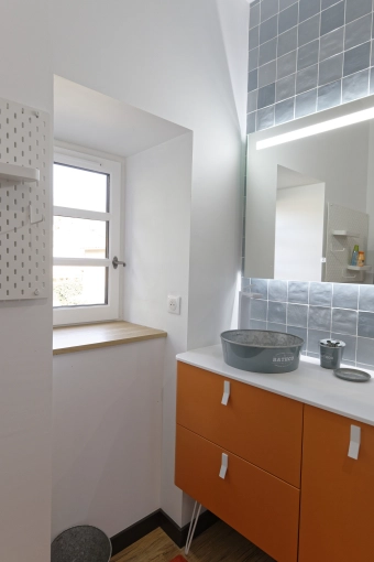 Minimalist, Scandinavian, Vintage, Bathroom, Full Project, Coach shopping, Shopping list, Plan, Renovation