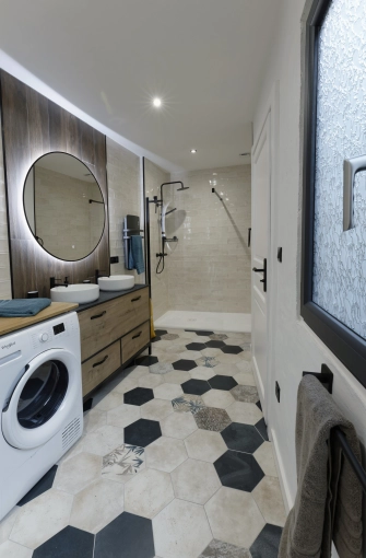 Industrial, Rustic, Contemporary, Bathroom, Chic, Nature, Full Project, Coach shopping, Shopping list, Plan, Renovation