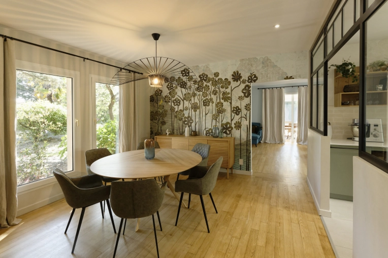 Industrial, Bohemian, Contemporary, Scandinavian, Chic, Nature, Dining room, Full Project, Coach shopping, Creation of exclusive furniture, Shopping list, Plan, Renovation