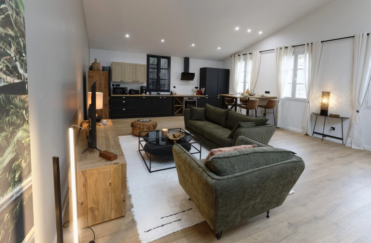 Industrial, Contemporary, Scandinavian, Kitchen, Chic, Nature, Consultation Visit, Full Project, Coach shopping, Shopping list, Textile designer, Plan, Renovation