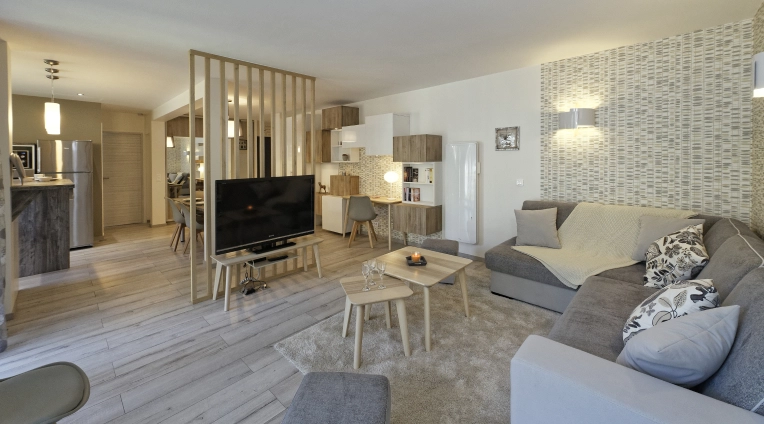 Minimalist, Contemporary, Scandinavian, Nature, Living room, Full Project, Coach shopping, Creation of exclusive furniture, Shopping list, Textile designer, Plan