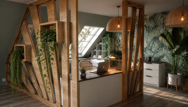 Nature, Office, 3D ambiance