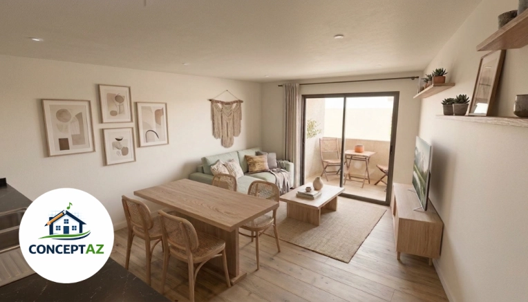 Bohemian, Flats / Apartments, Consultation Visit, 3D ambiance, Plan, Renovation