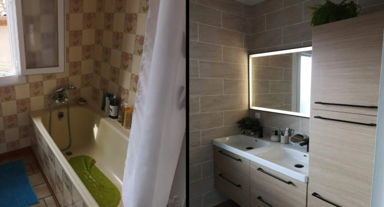 Industrial, Contemporary, Bathroom, Consultation Visit, Full Project, Home Staging, 3D ambiance, Plan, Renovation