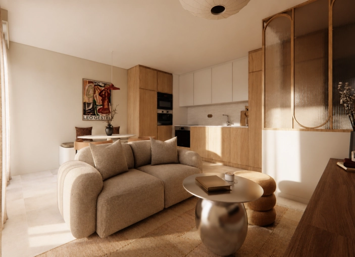 Contemporary, Japanese, Flats / Apartments, Chic
