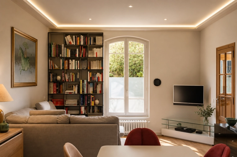 Contemporary, Living room