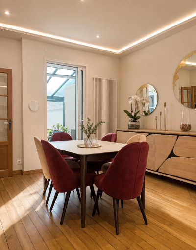 Contemporary, Living room