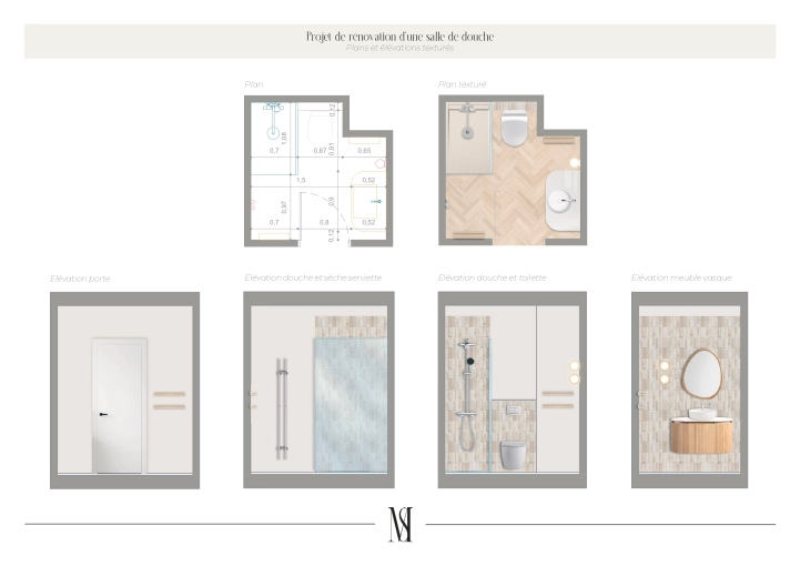 Bathroom, Full Project, Shopping list, Plan, Renovation
