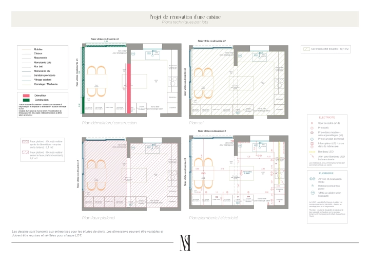 Contemporary, Kitchen, Consultation Visit, Full Project, Shopping list, Plan, Renovation
