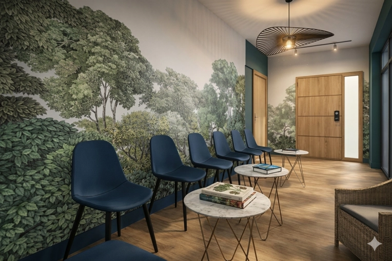 Minimalist, Scandinavian, Buildings Open to the Public, Nature, Shopping list, 3D ambiance, Plan