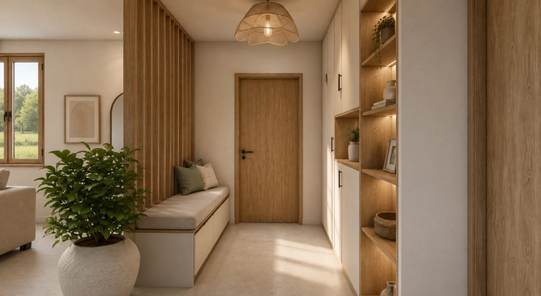 Home, Full Project, Creation of exclusive furniture, 3D ambiance, Plan