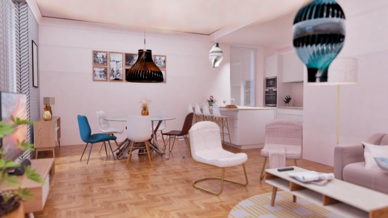 Bohemian, Flats / Apartments, Consultation Visit, Full Project, Energy renovation, 3D ambiance, Plan, Renovation
