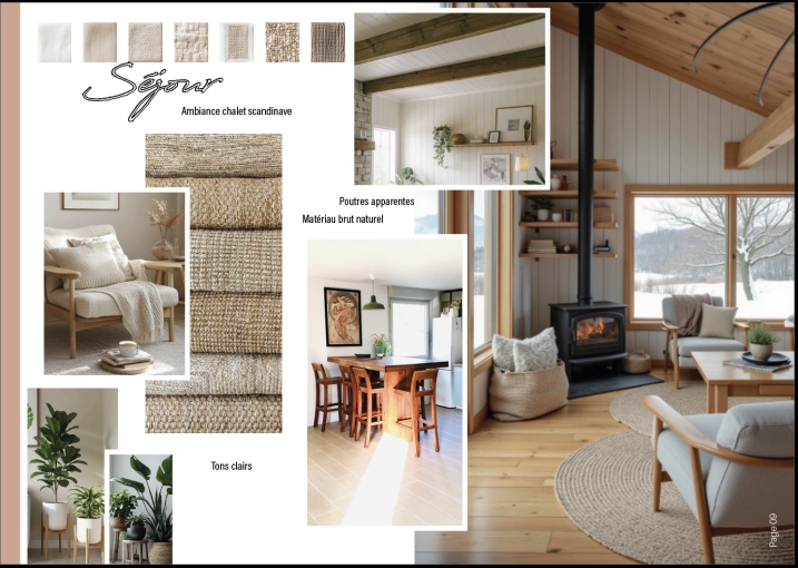 Bohemian, Scandinavian, Nature, Living room, Full Project