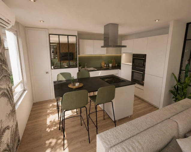 Minimalist, Contemporary, Kitchen, Nature, Renovation