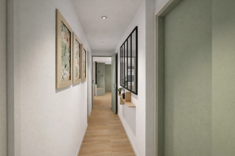 Minimalist, Contemporary, Flats / Apartments, Nature, Renovation