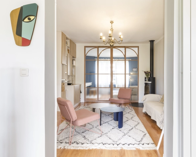 Contemporary, Living room, Full Project, Creation of exclusive furniture, Renovation