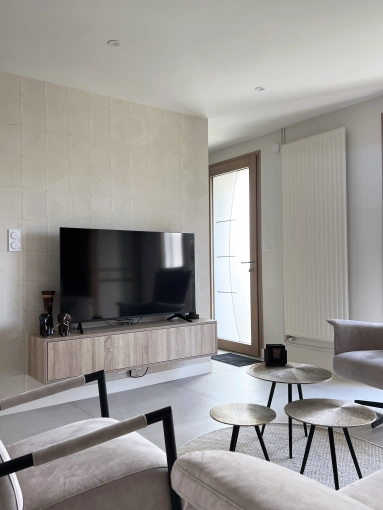 Contemporary, Living room, Full Project, Creation of exclusive furniture, Renovation