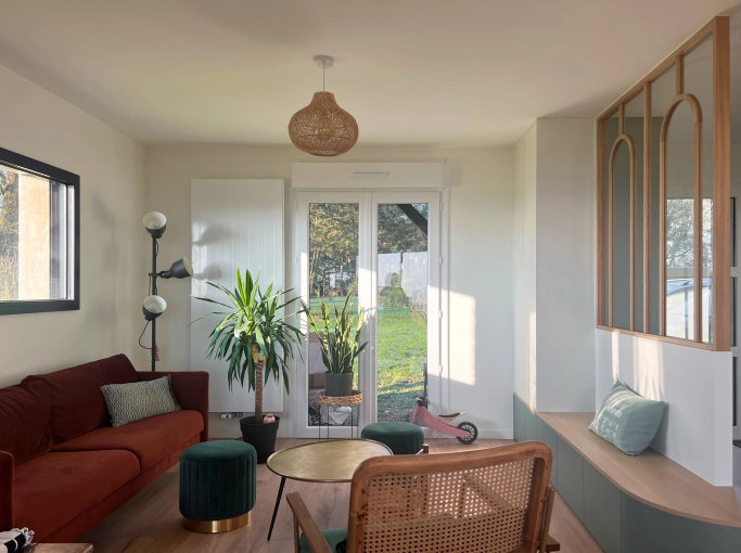 Contemporary, Living room, Full Project, Creation of exclusive furniture, Renovation