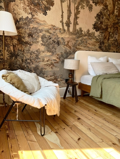 Rustic, Bohemian, Vintage, Room, Chic