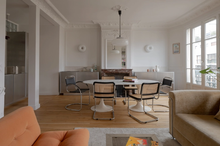 Minimalist, Vintage, Dining room, Full Project
