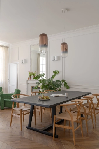Minimalist, Vintage, Chic, Dining room, Full Project