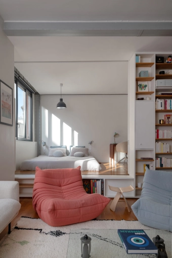 Contemporary, Vintage, Room, Full Project