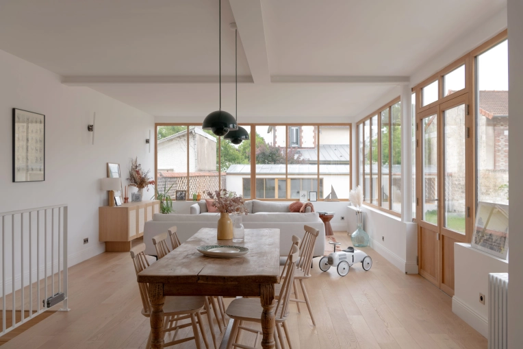 Bohemian, Contemporary, Scandinavian, Dining room, Full Project