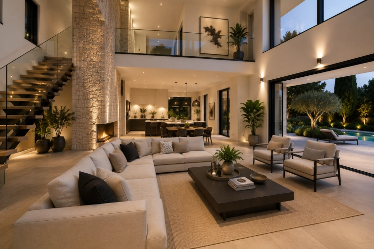 Home, Contemporary, 3D ambiance