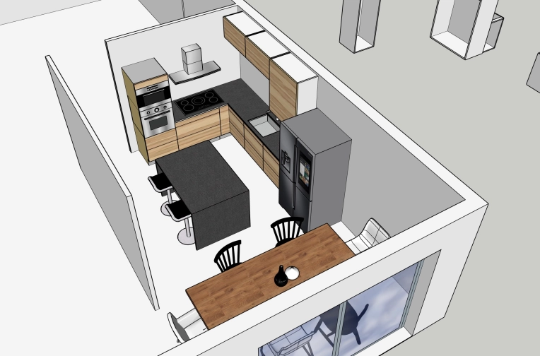 Contemporary, Kitchen, Home Staging, Remote Coaching, Plan, Renovation