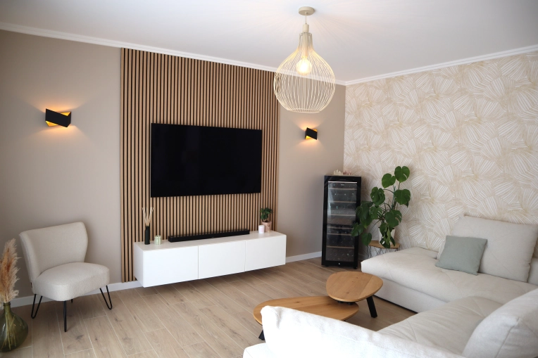 Maison individuelle, Contemporain, Nature, Projet complet, Coach shopping, Liste shopping, 3D d'ambiance, Plan