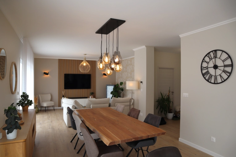 Maison individuelle, Contemporain, Nature, Projet complet, Coach shopping, Liste shopping, 3D d'ambiance, Plan