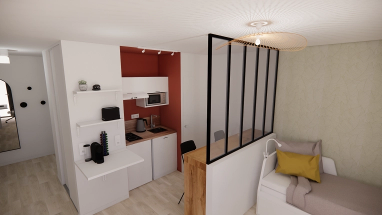Contemporain, Appartement, Visite conseil, Projet complet, Home staging, Coach shopping, Liste shopping, 3D d'ambiance, Plan