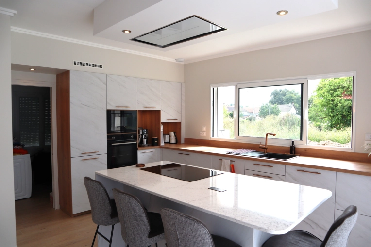 Minimaliste, Contemporain, Cuisine, Nature, Visite conseil, Projet complet