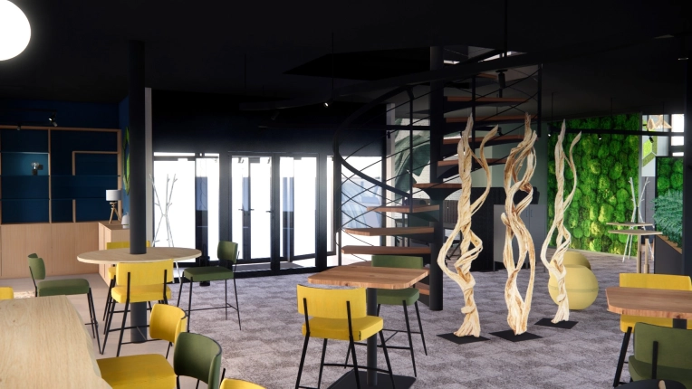 Industriel, Contemporain, Bâtiment professionnel, Nature, Visite conseil, Projet complet, Home staging, Coach shopping, Rénovation énergétique, Liste shopping, 3D d'ambiance, Plan, Rénovation