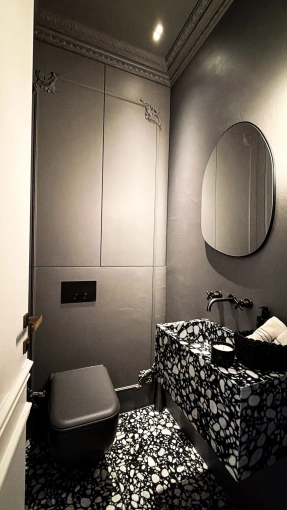 Industrial, Contemporary, Vintage, Bathroom, Chic, Full Project