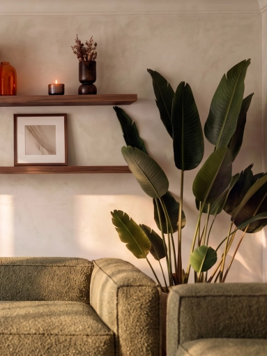 Contemporary, Chic, Living room, Wabi-sabi, Full Project