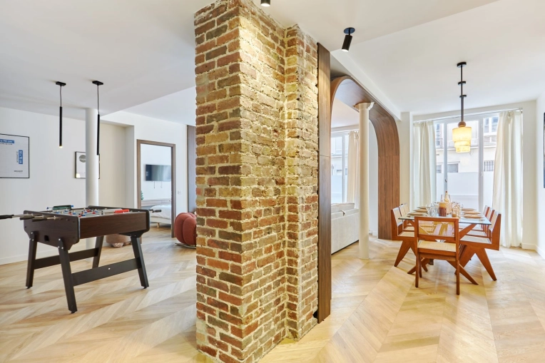 Contemporary, Vintage, Chic, Dining room, Full Project